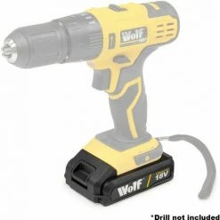 Wolf 18V Li-Ion 1.5Ah Battery -Pro Tools Store 13206712 3