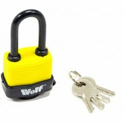 Wolf Security Heavy Duty Padlocks - Pack Of 5 Assorted Sizes -Pro Tools Store 39652279 4