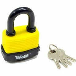 Wolf Security Heavy Duty Padlocks - Pack Of 5 Assorted Sizes -Pro Tools Store 39652279 5