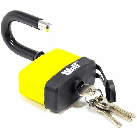 Wolf Heavy Duty 65mm Padlock - Pack Of 3 3 Wolf Heavy Duty 65mm Padlock - Pack Of 3 - Image 3