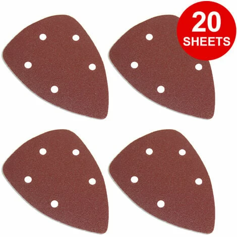 Wolf 20pc Delta Sanding Sheets 80 Grit 1 Wolf 20pc Delta Sanding Sheets 80 Grit