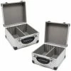 Wolf Aluminium Storage Case For 40 CDs - Set Of 2
