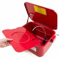 Wolf 3.5 Gallon Bench Top Parts Washer Cleaning & Degreasing Tank -Pro Tools Store 7022212 5