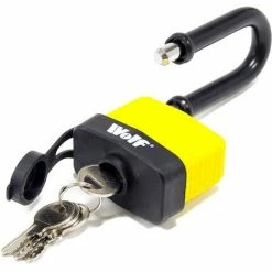 Wolf 50mm Padlock With Long Shackle - Pack Of 3 -Pro Tools Store 9579559 3